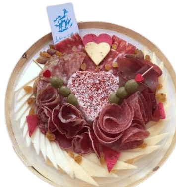 Fromage charcuterie Saint-Valentin