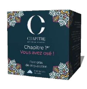 Foie Gras entier de canard de dégustation du sud-ouest Bocal de 100g accompagné de son sel bleu de Perse